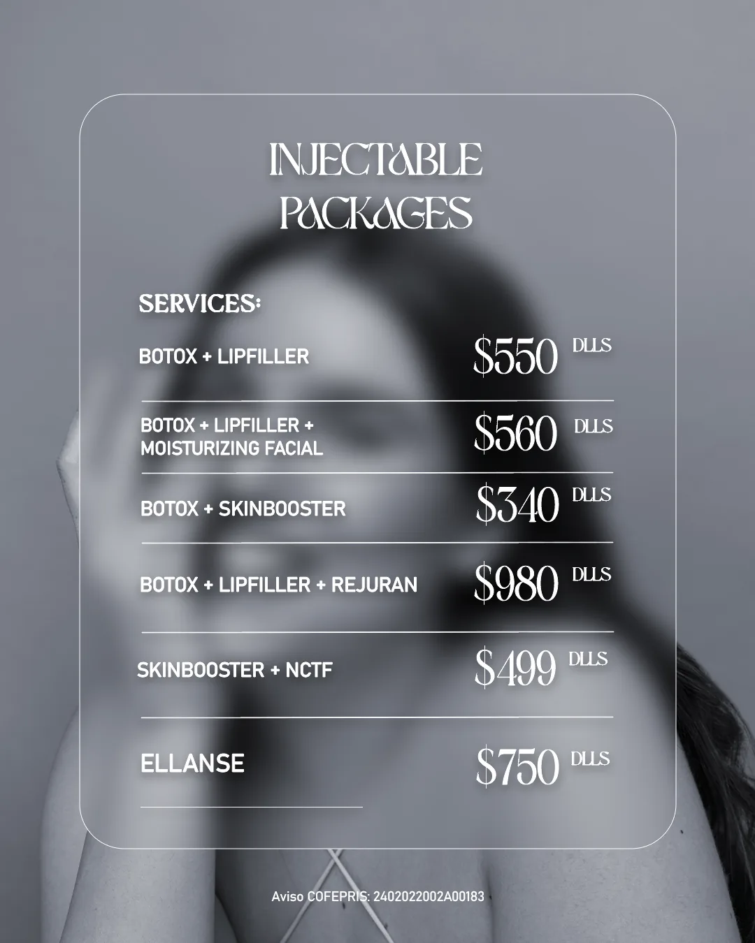 Injectable Packages — promociones agosto 2026, Empire Aesthetic