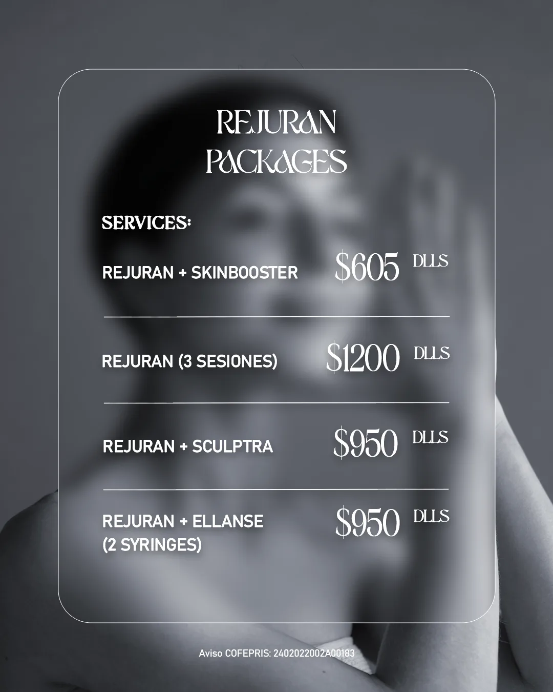 Rejuran Packages — promociones agosto 2026, Empire Aesthetic