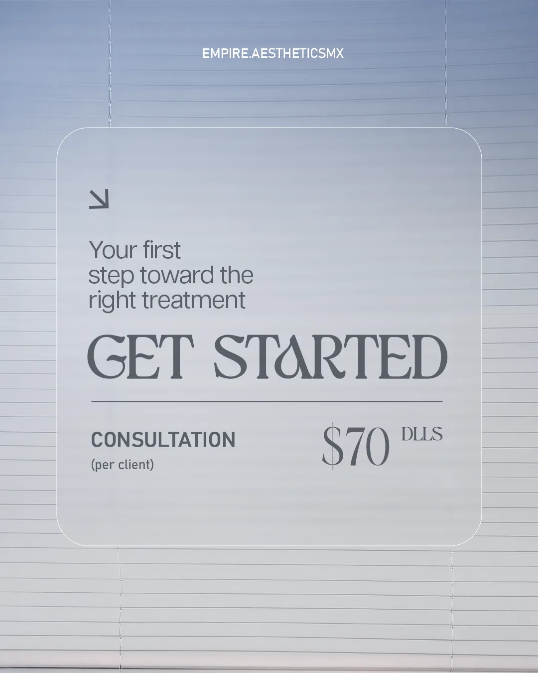 Consultation Fee — promociones agosto 2026, Empire Aesthetic