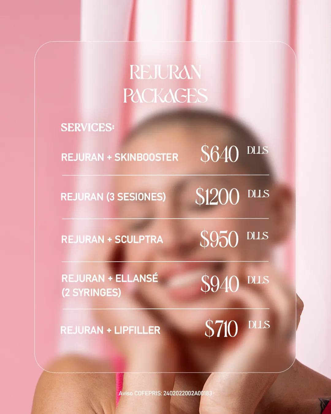Rejuran Packages — promociones octubre 2026, Empire Aesthetic